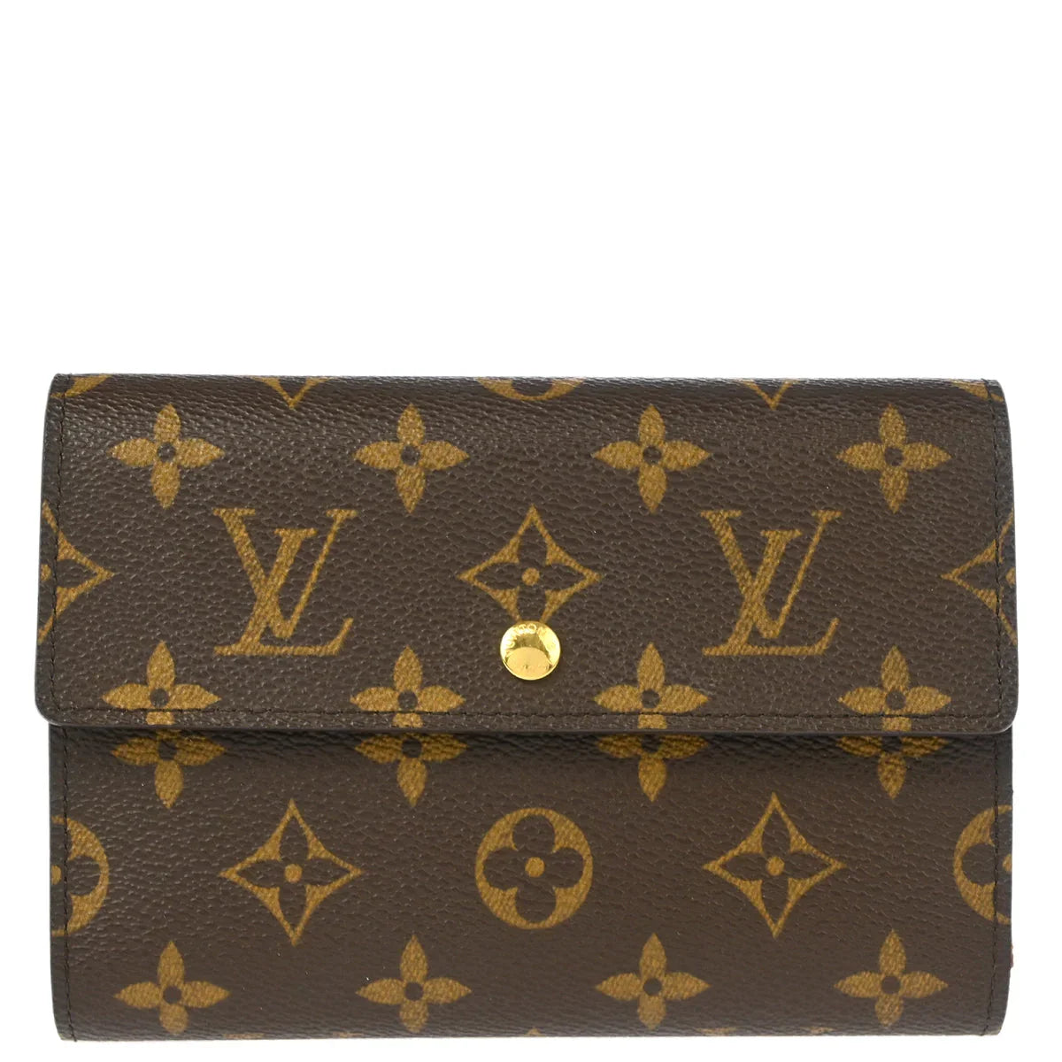 Louis Vuitton 2005 Monogram Porte Tresor Etui Papier Wallet M61202