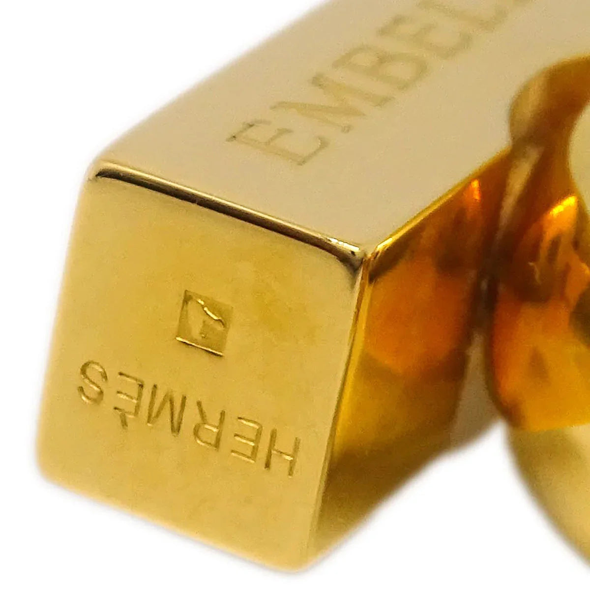 Hermes 2001 Earth Cadena Padlock Gold Small Good