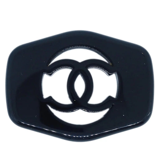 Chanel Brooch Pin Black 97P