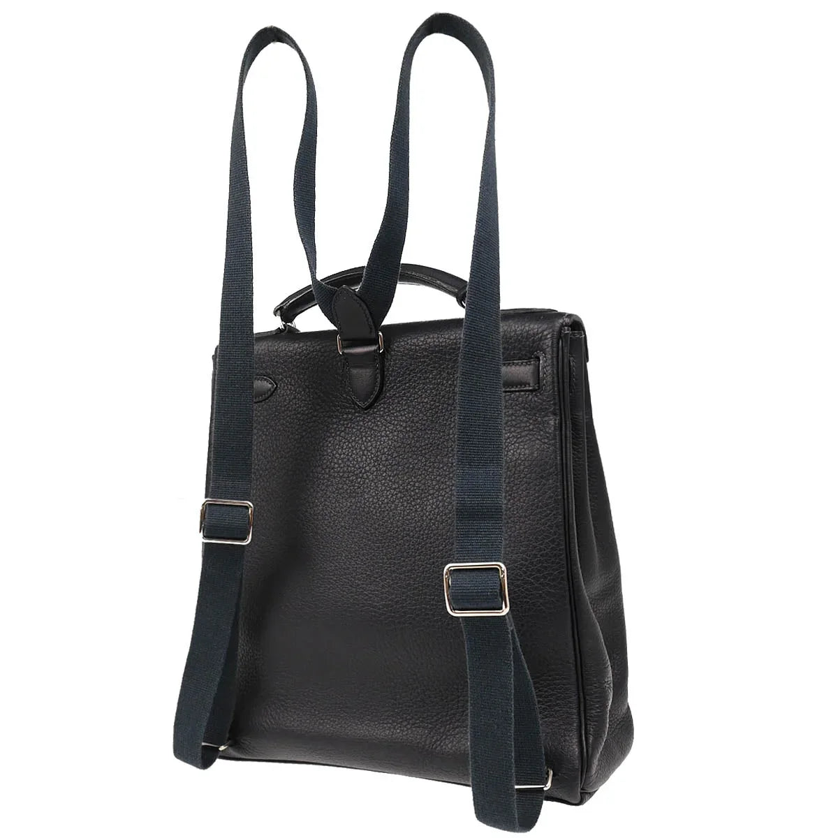 Hermes 2001 Blue Indigo Togo Kelly A Dos GM Backpack