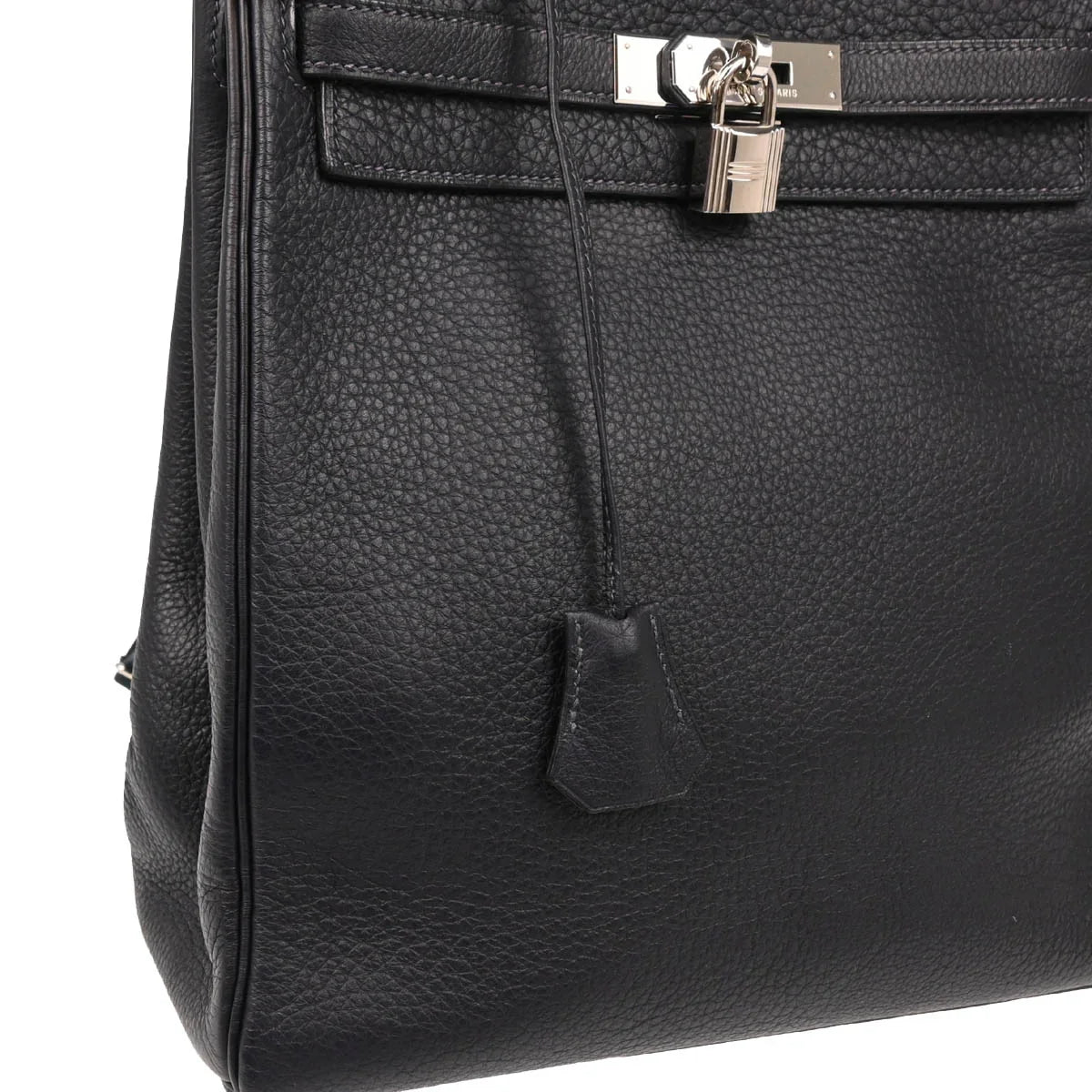Hermes 2001 Blue Indigo Togo Kelly A Dos GM Backpack