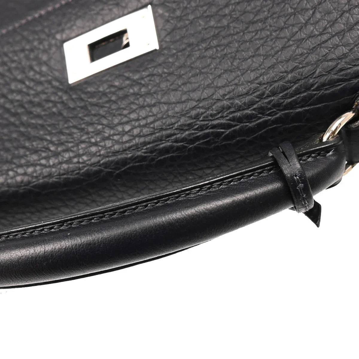 Hermes 2001 Blue Indigo Togo Kelly A Dos GM Backpack