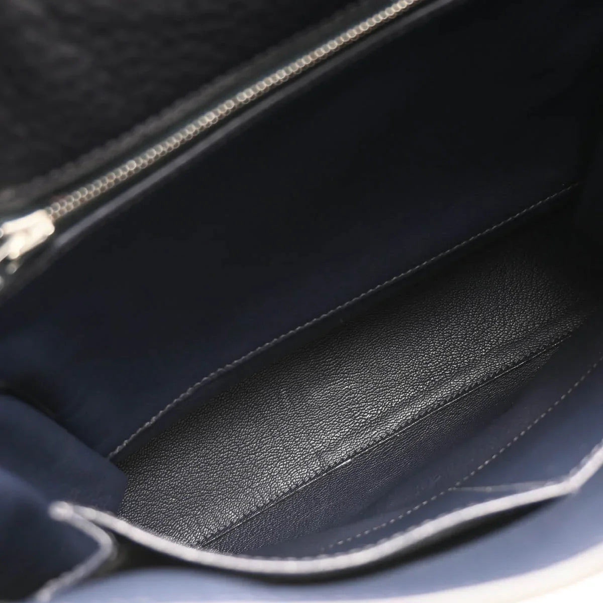 Hermes 2001 Blue Indigo Togo Kelly A Dos GM Backpack
