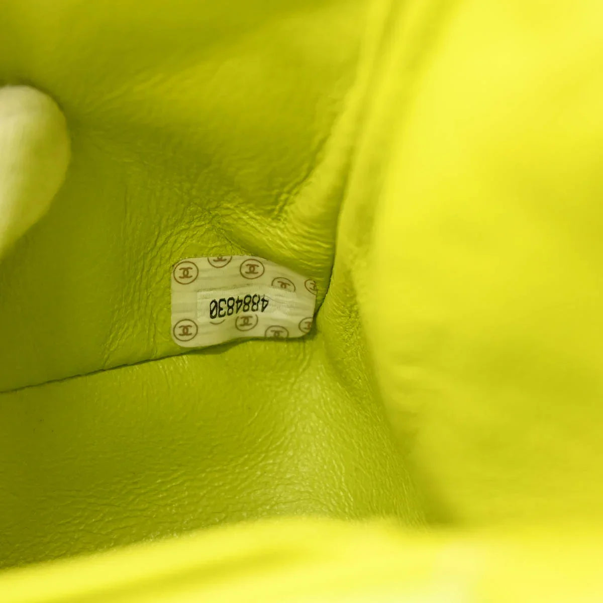 Chanel 1996-1997 Light Green Lambskin Mini Classic Square Flap Shoulder Bag 17