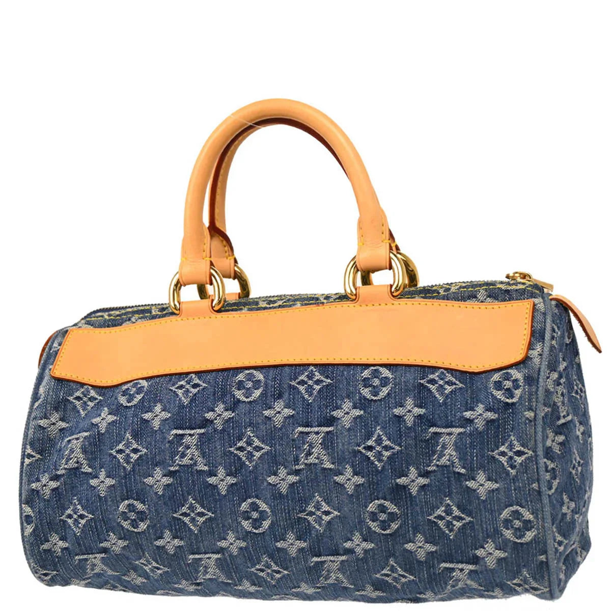 Louis Vuitton 2006 Blue Monogram Denim Neo Speedy Handbag M95019