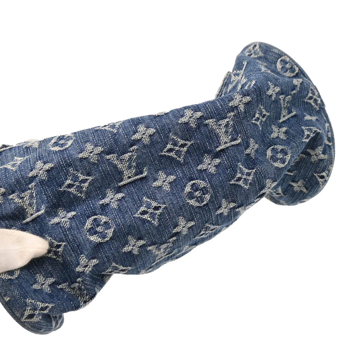 Louis Vuitton 2006 Blue Monogram Denim Neo Speedy Handbag M95019