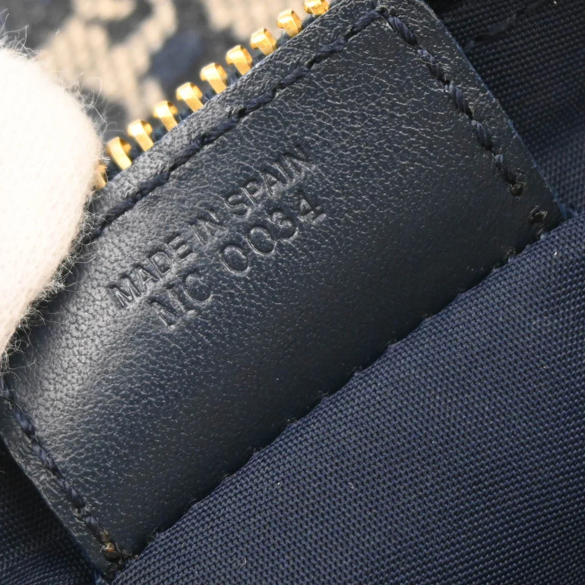 Christian Dior 2004 Navy Trotter Saddle Handbag
