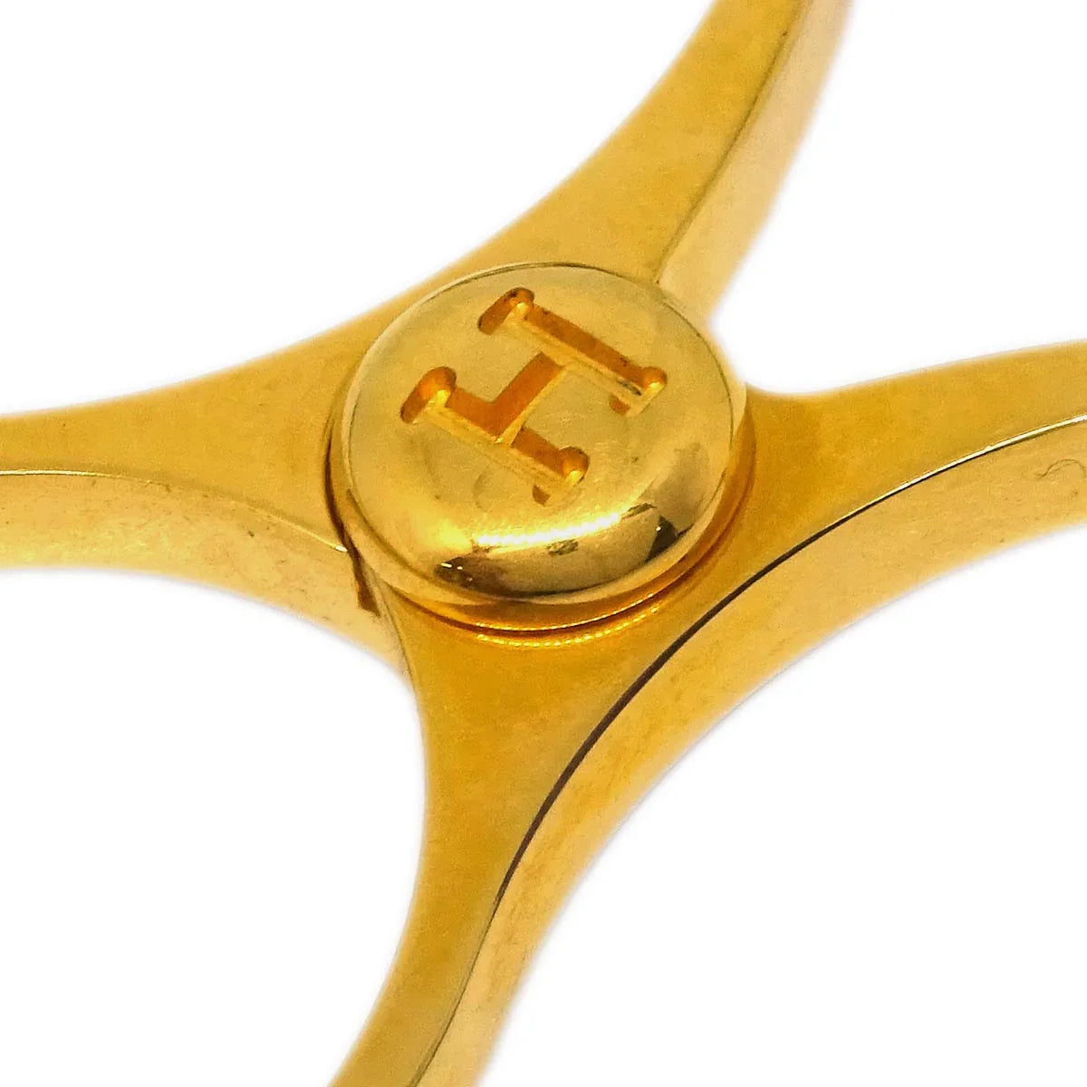 Hermes Filou Glove Holder Clip Gold Small Good