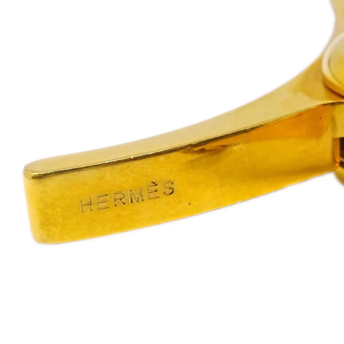 Hermes Filou Glove Holder Clip Gold Small Good
