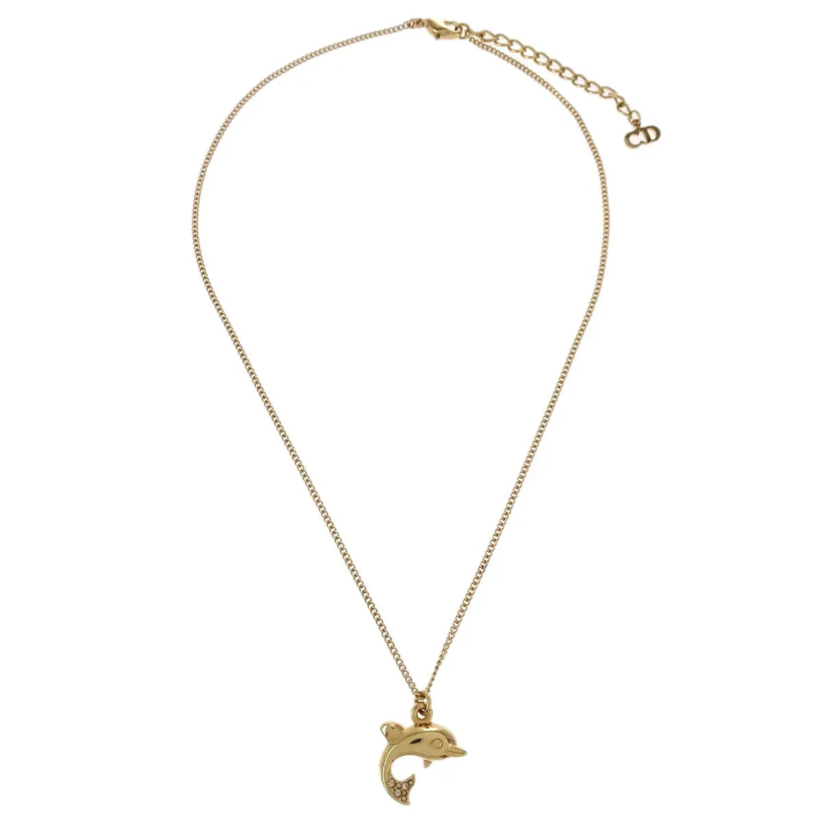 Christian Dior Dolphin Pendant Necklace