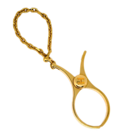 Hermes Filou Glove Holder Clip Gold Small Good