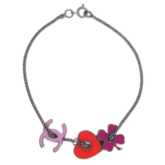 Chanel Silver Icon Bracelet 04P