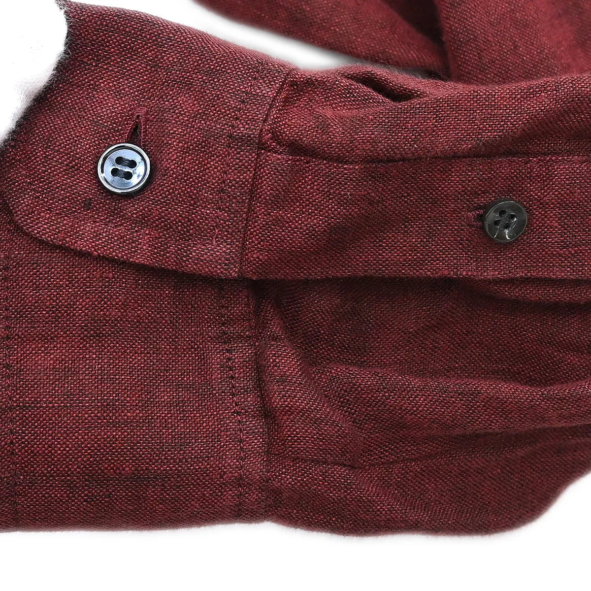 Hermes Shirt Blouse Bordeaux #36