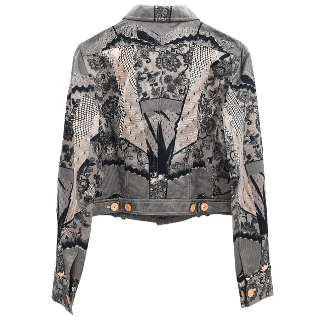 Biker Jacket Ecru Lambskin with Gold-Tone Dior Around the