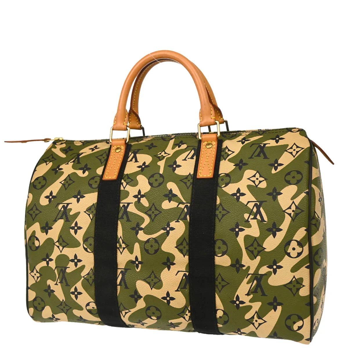 Louis Vuitton 2008 Green Monogramouflage Speedy 35 Handbag M95773