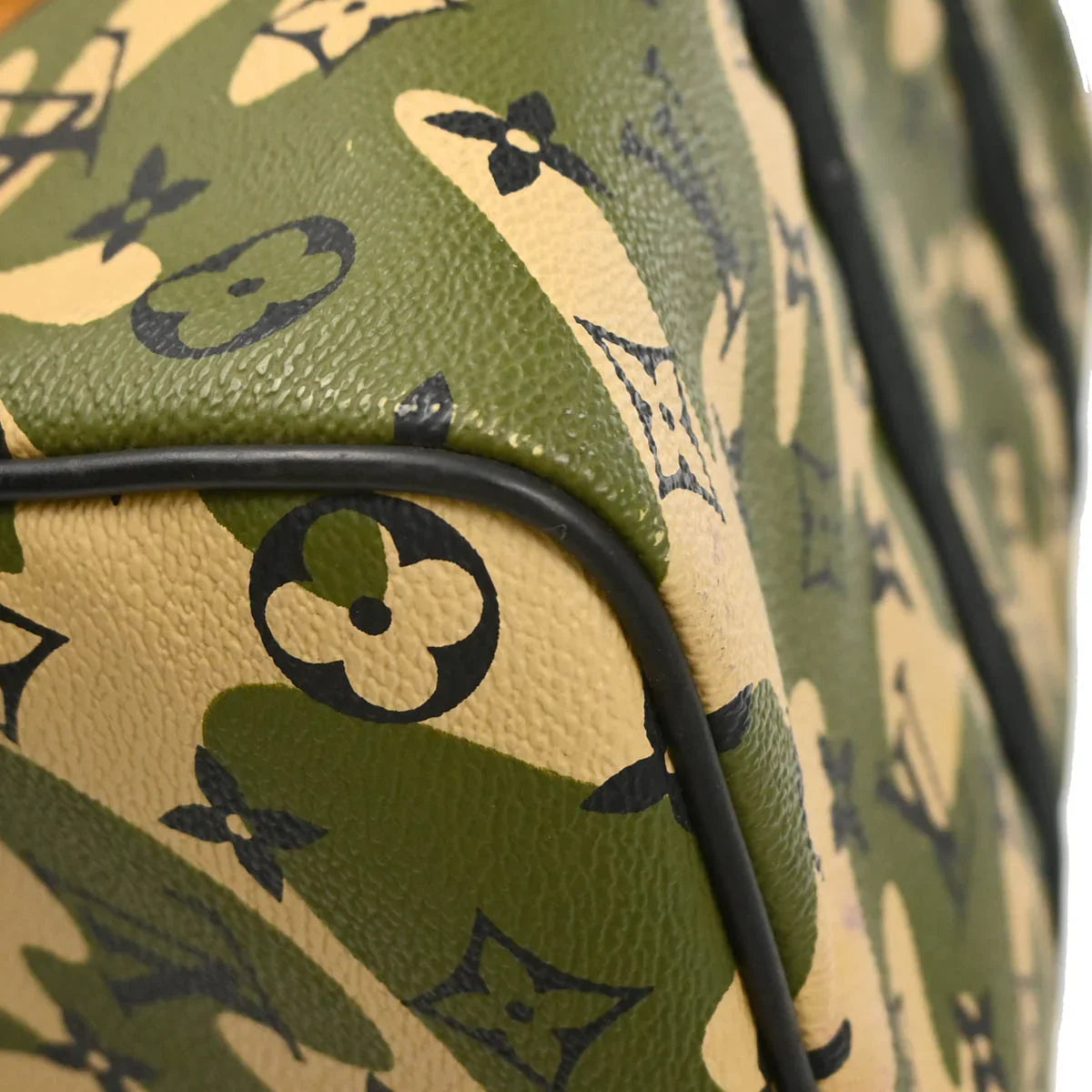 Louis Vuitton 2008 Green Monogramouflage Speedy 35 Handbag M95773