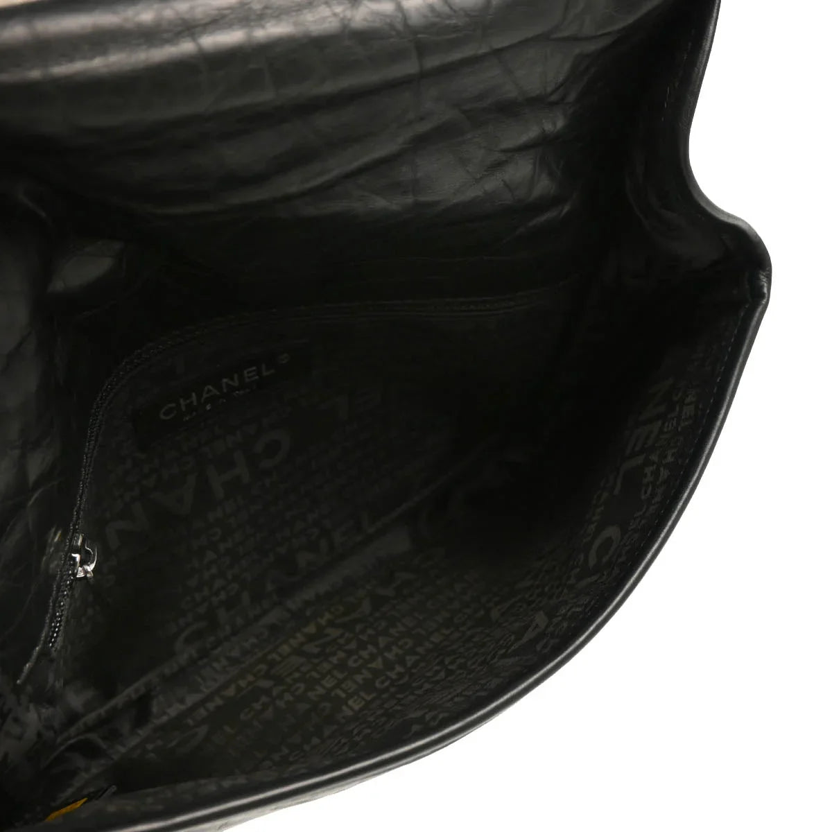 Chanel 2005-2006 Black Calfskin Shoulder Bag