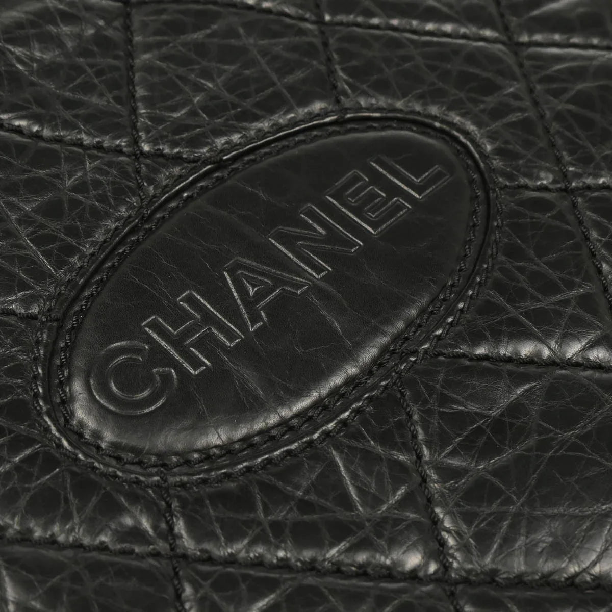 Chanel 2005-2006 Black Calfskin Shoulder Bag