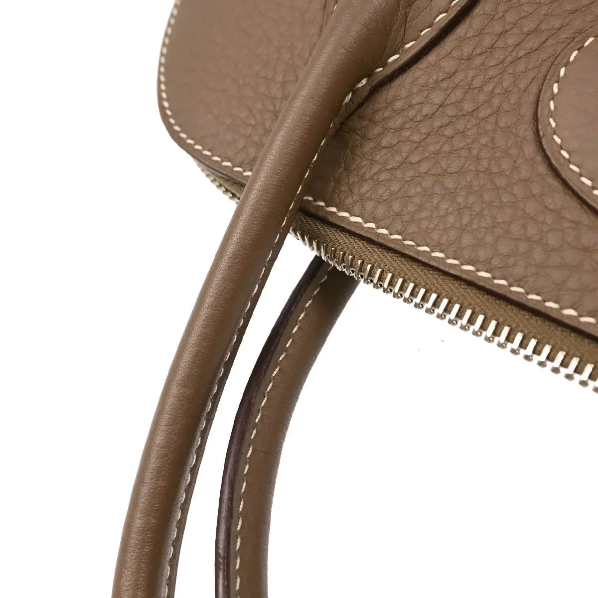 Hermes 2006 Etoupe Taurillon Clemence Bolide 31 2way Shoulder Handbag