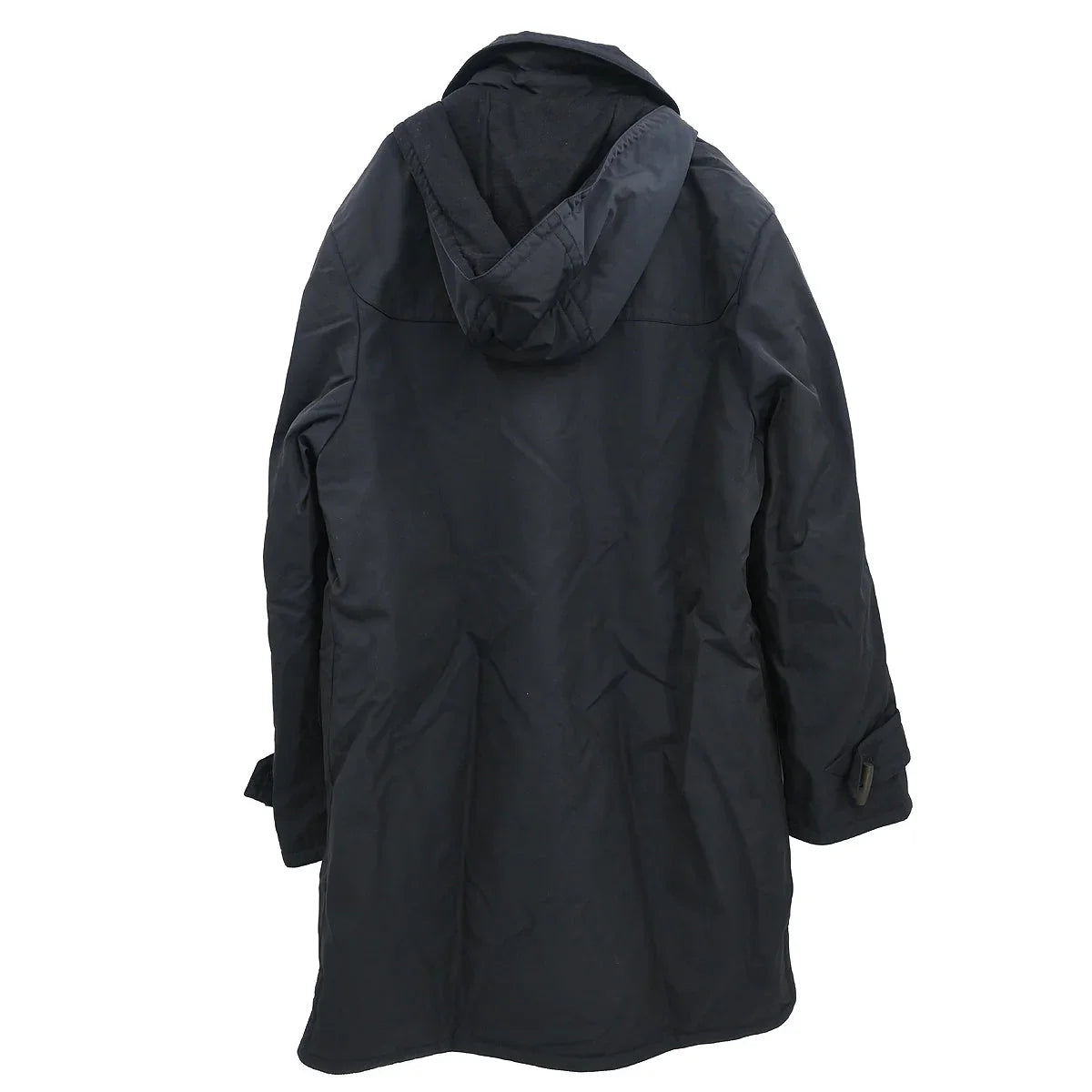Hermes Single Breasted Coat Black #50
