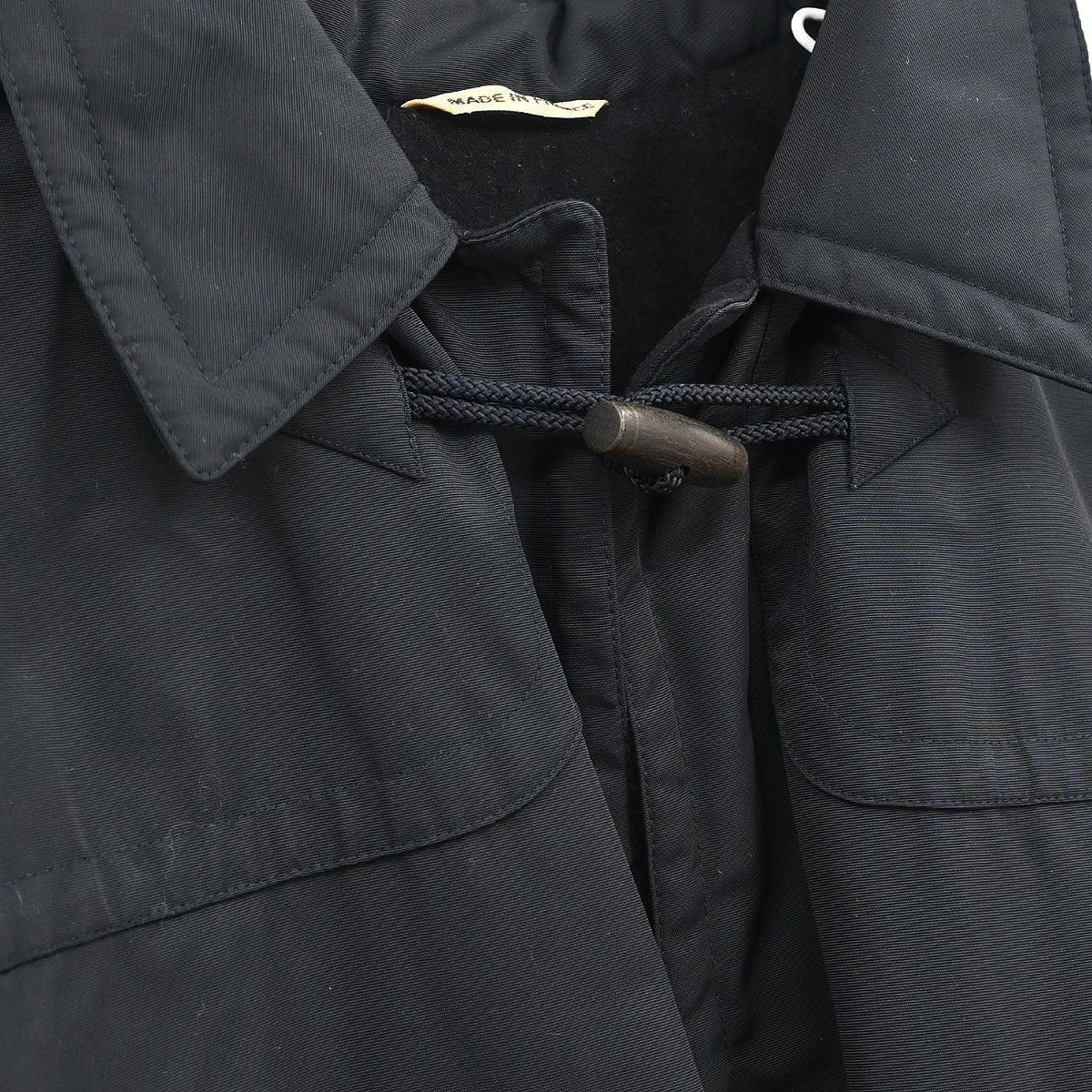 Hermes Single Breasted Coat Black #50