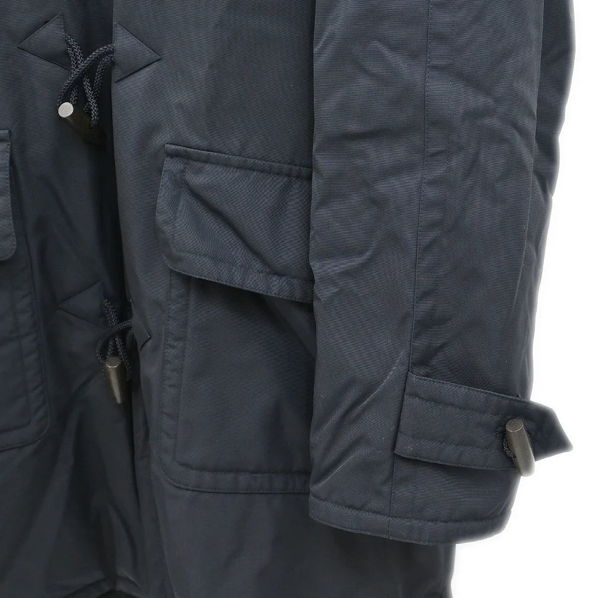 Hermes Single Breasted Coat Black #50