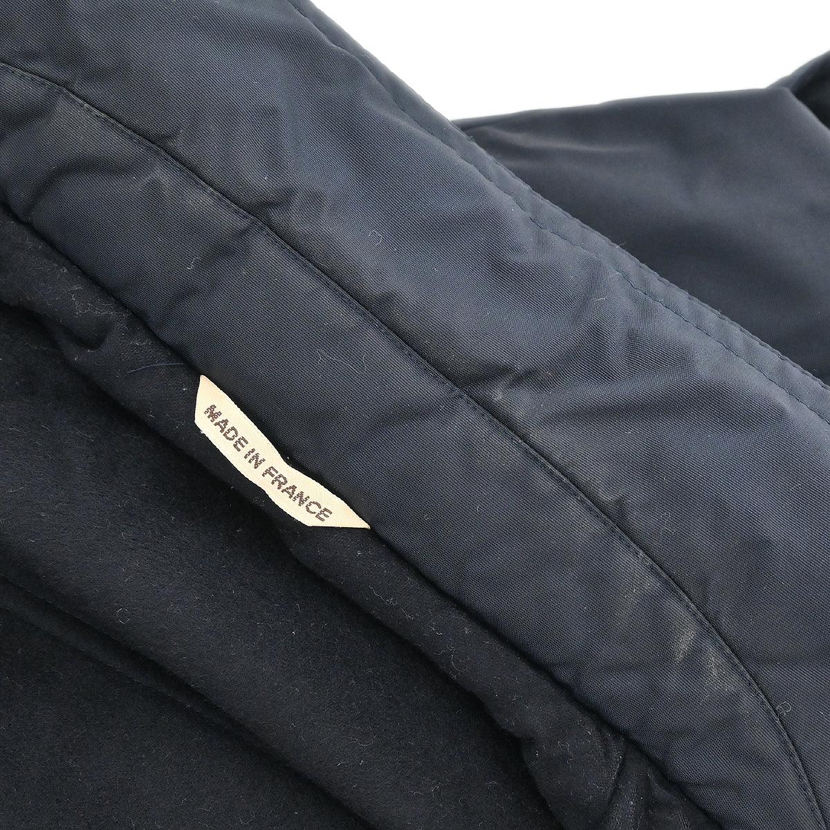 Hermes Single Breasted Coat Black #50