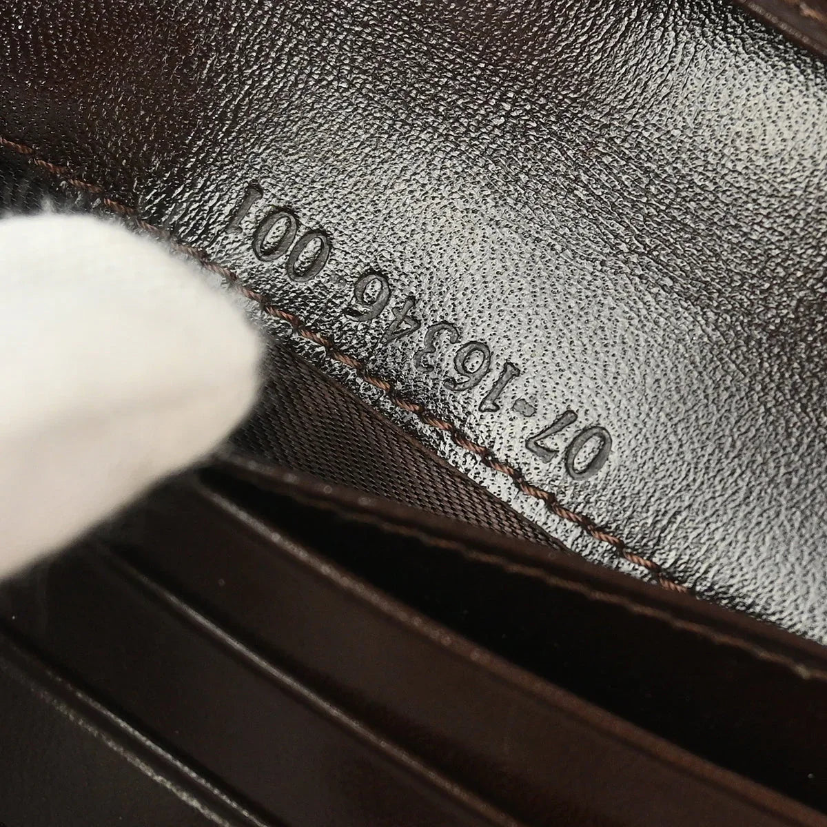 Fendi Zucca Shoulder Bag Wallet Brown
