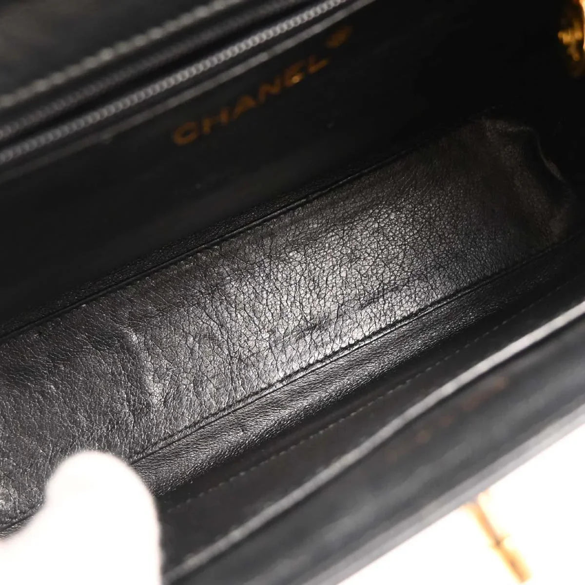 Chanel 1997-1999 Black Caviar Handbag