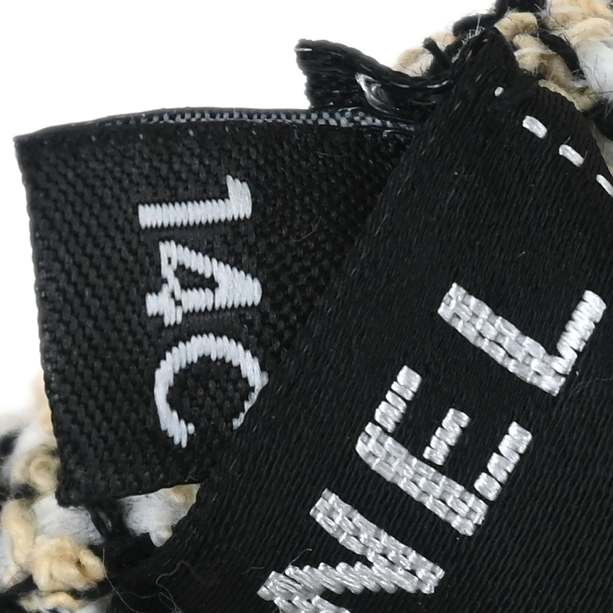 Chanel Hair Clip Bow Hairpin Barrette White 14C