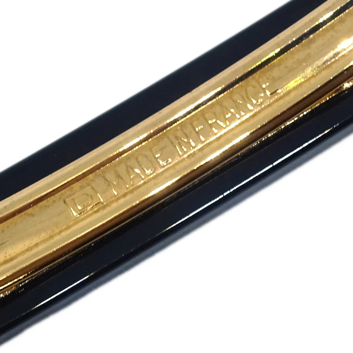 Chanel Hair Clip Hairpin Barrette Black 03A