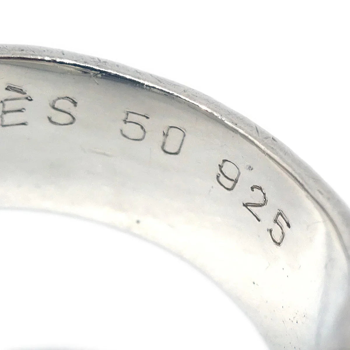 Hermes Ring Silver SV925 #50 #48 #8