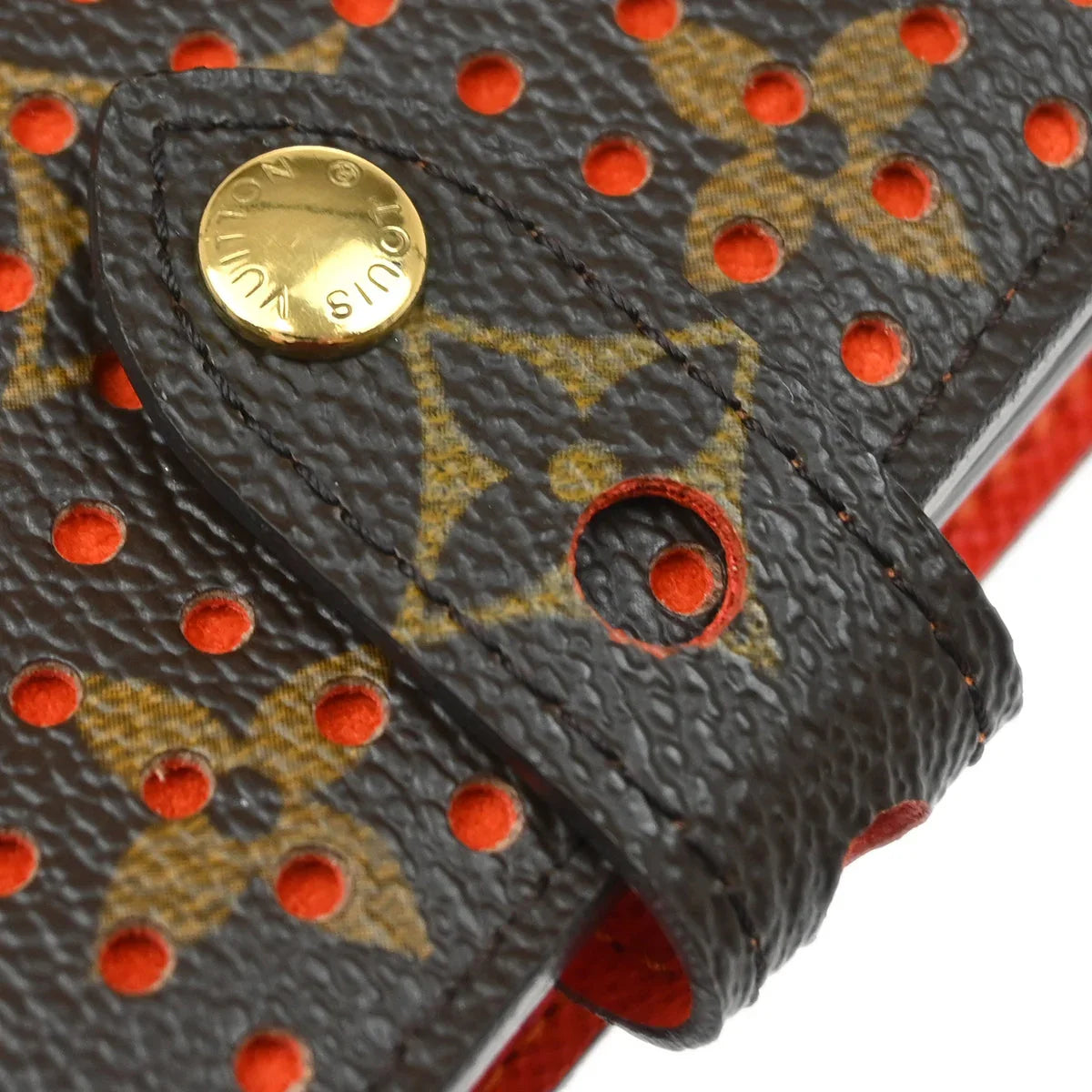 Louis Vuitton 2006 Monogram Perfo Compact Zip Wallet M95189