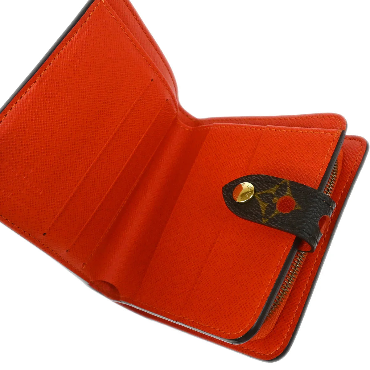 Louis Vuitton 2006 Monogram Perfo Compact Zip Wallet M95189