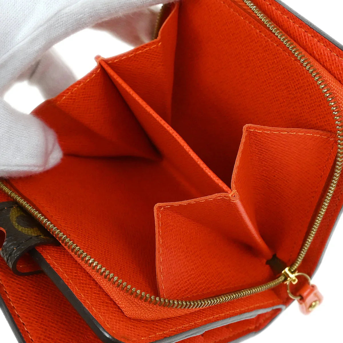 Louis Vuitton 2006 Monogram Perfo Compact Zip Wallet M95189