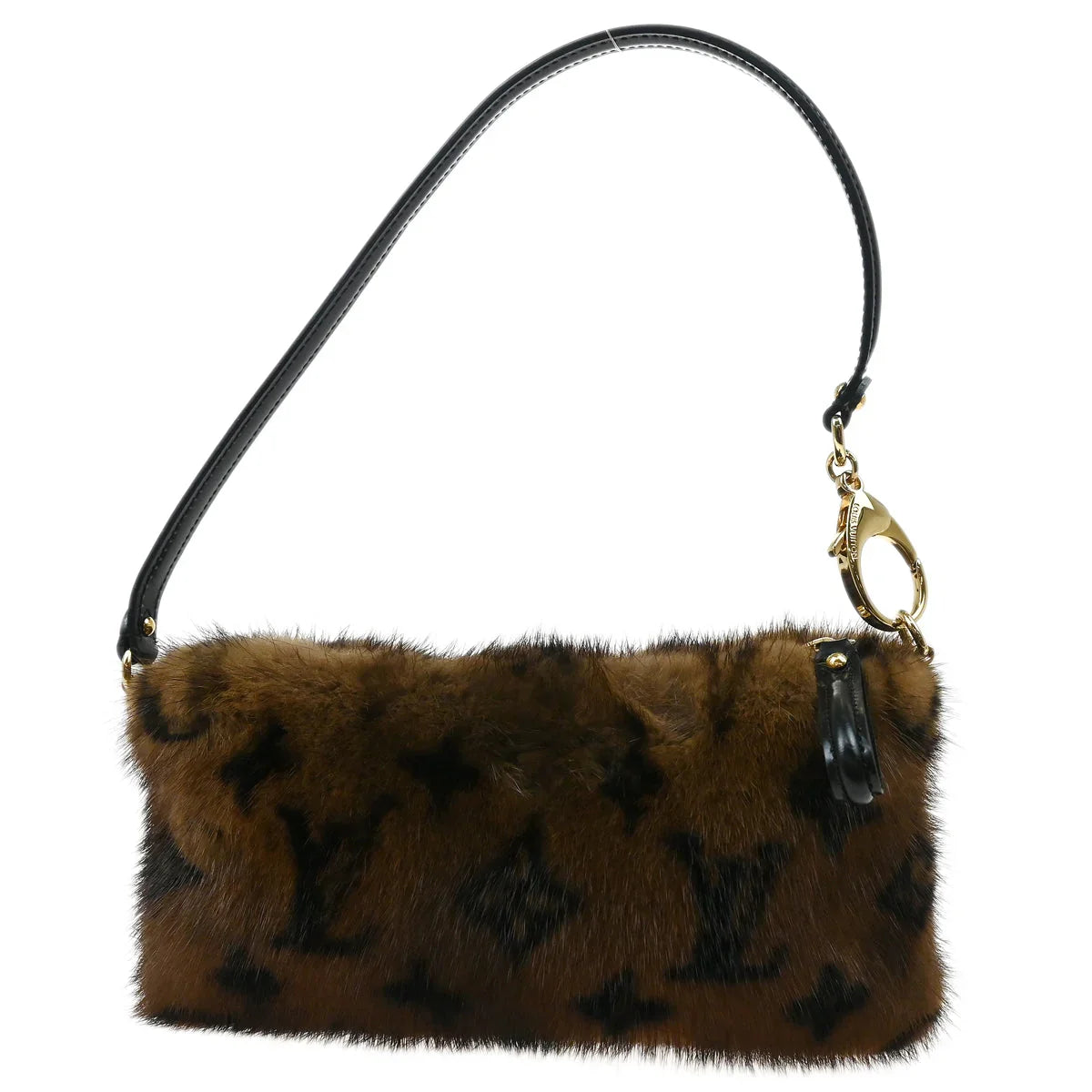 Louis Vuitton * 2009 Monogram Mink Pochette Milla MM M60182