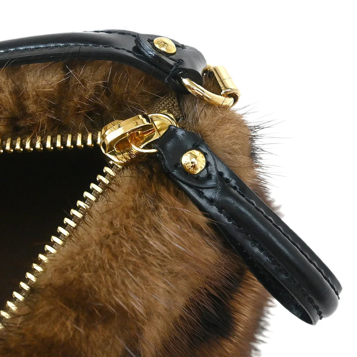 Louis Vuitton * 2009 Monogram Mink Pochette Milla MM M60182