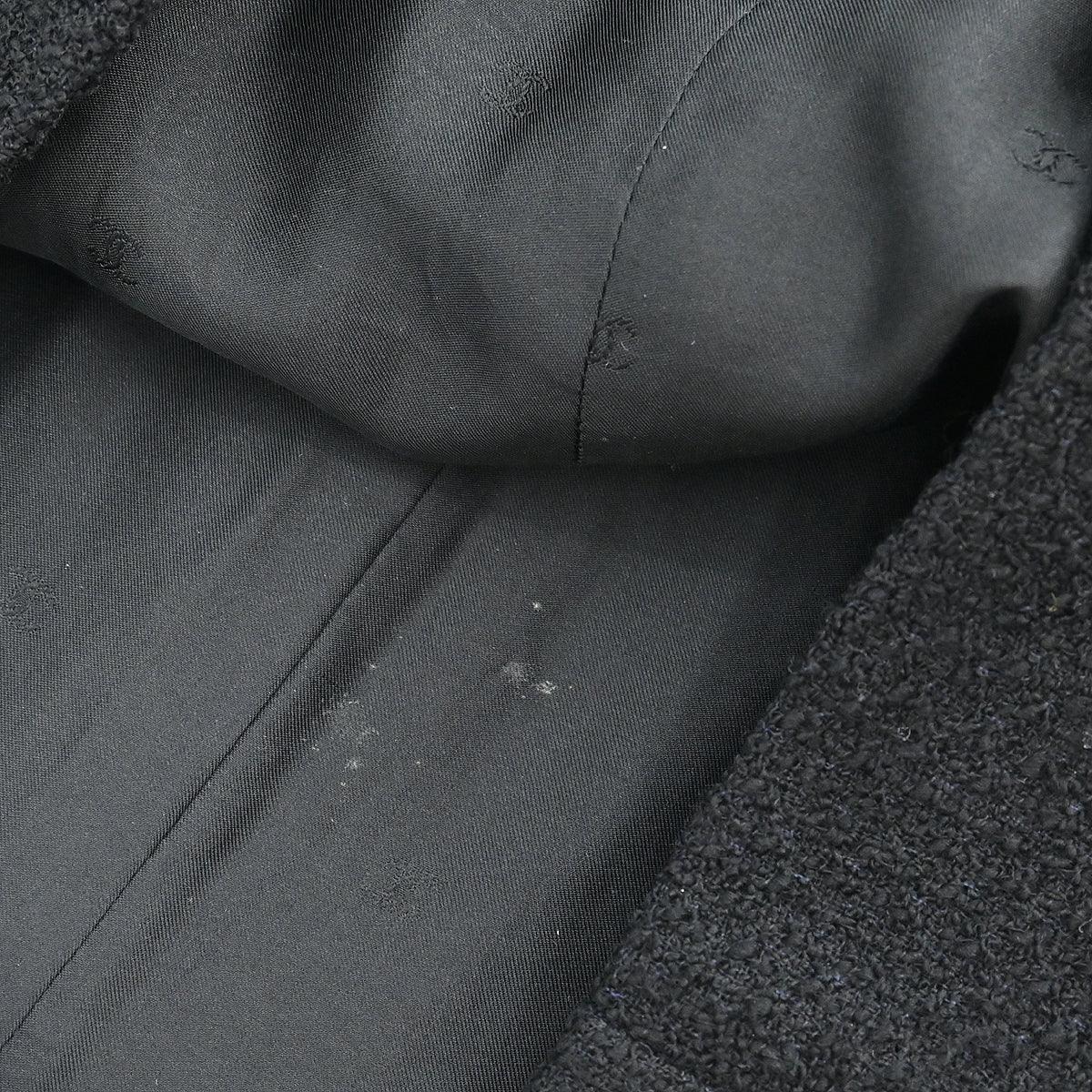 Chanel 1995 Setup Suit Jacket Skirt Black #38