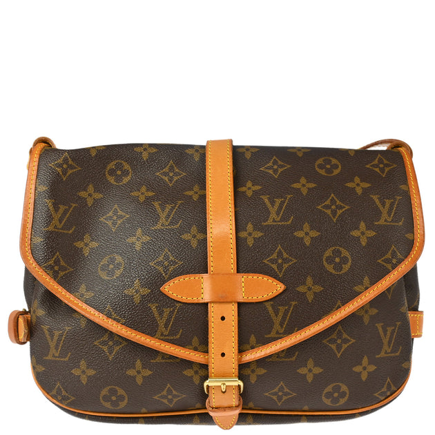 Louis Vuitton Monogram Saumur 30 Messenger Shoulder Bag Louis Vuitton Monogram Saumur 30 Messenger Shoulder Bag