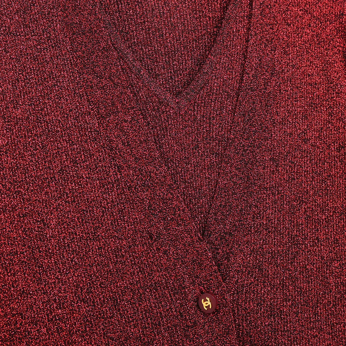 Chanel 1996 Setup Cardigan Dress Bordeaux #40