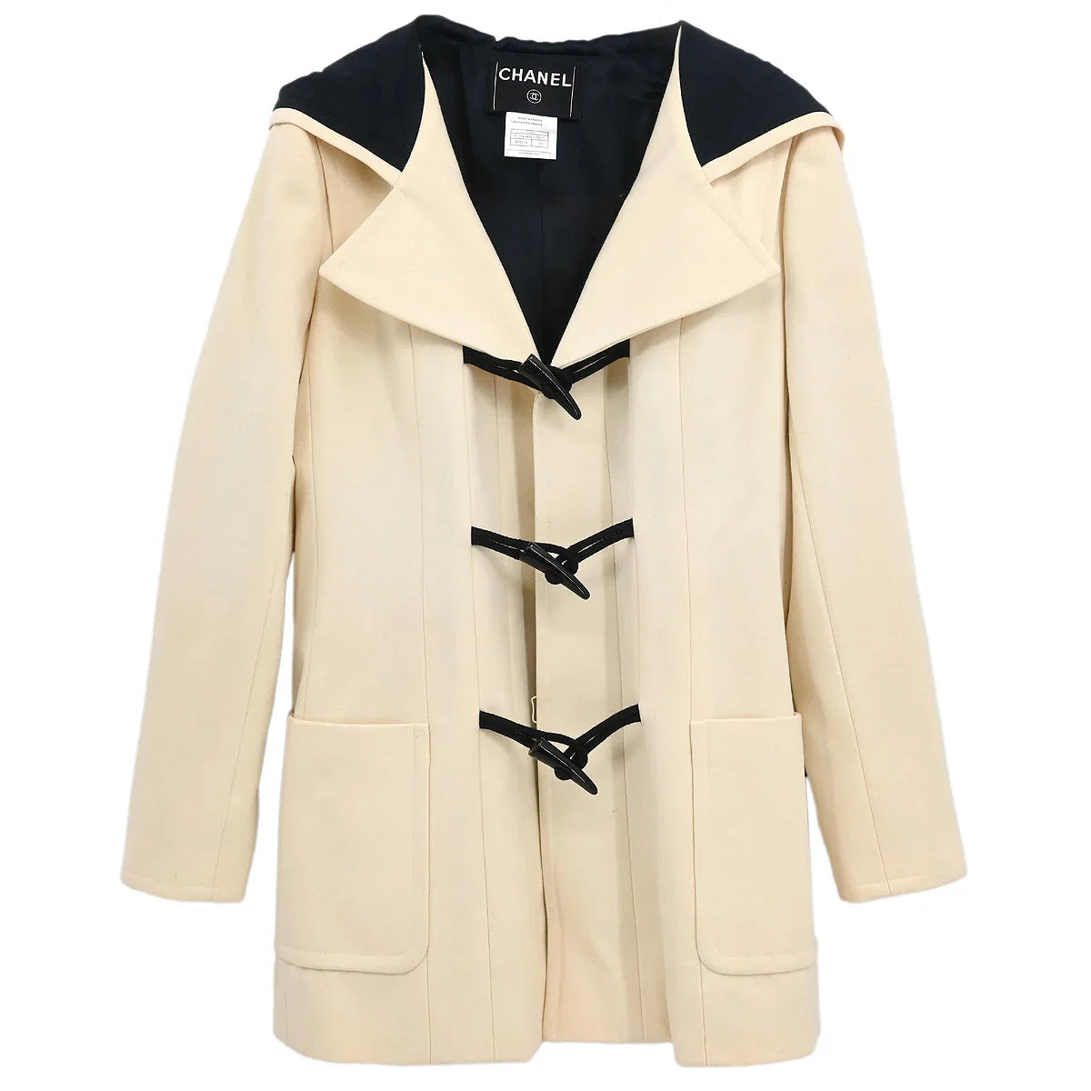 Chanel 2006 Duffel Coat White #38