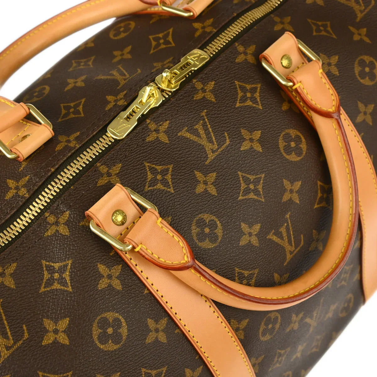 Louis Vuitton 2002 Monogram Keepall 60 Duffle Handbag M41422