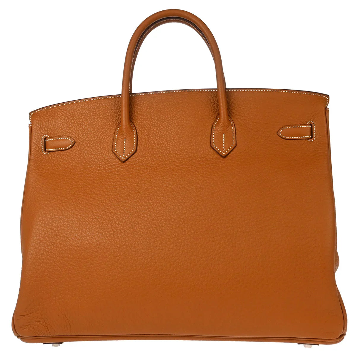 Hermes 2008 Gold Taurillon Clemence Birkin 40 Handbag