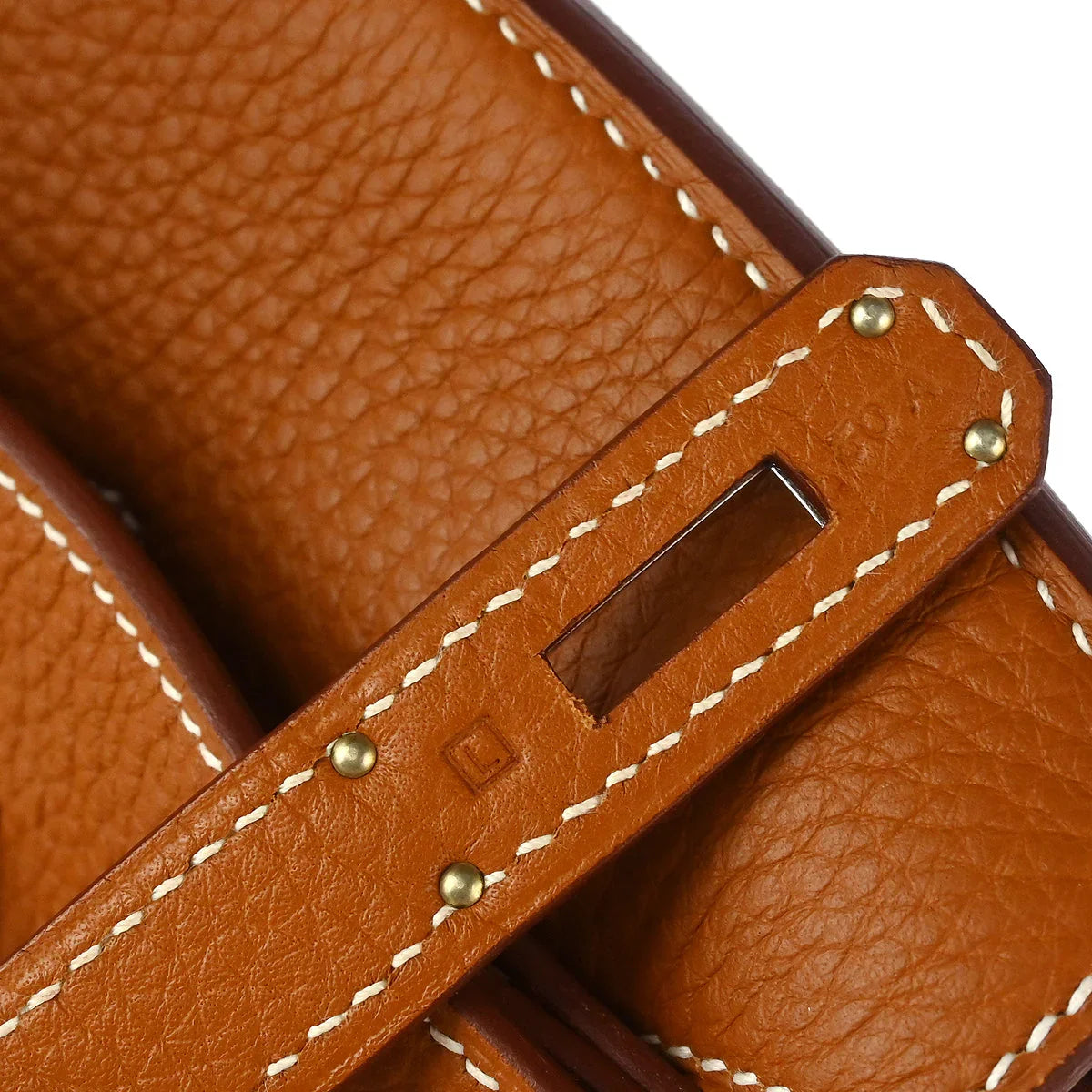 Hermes 2008 Gold Taurillon Clemence Birkin 40 Handbag