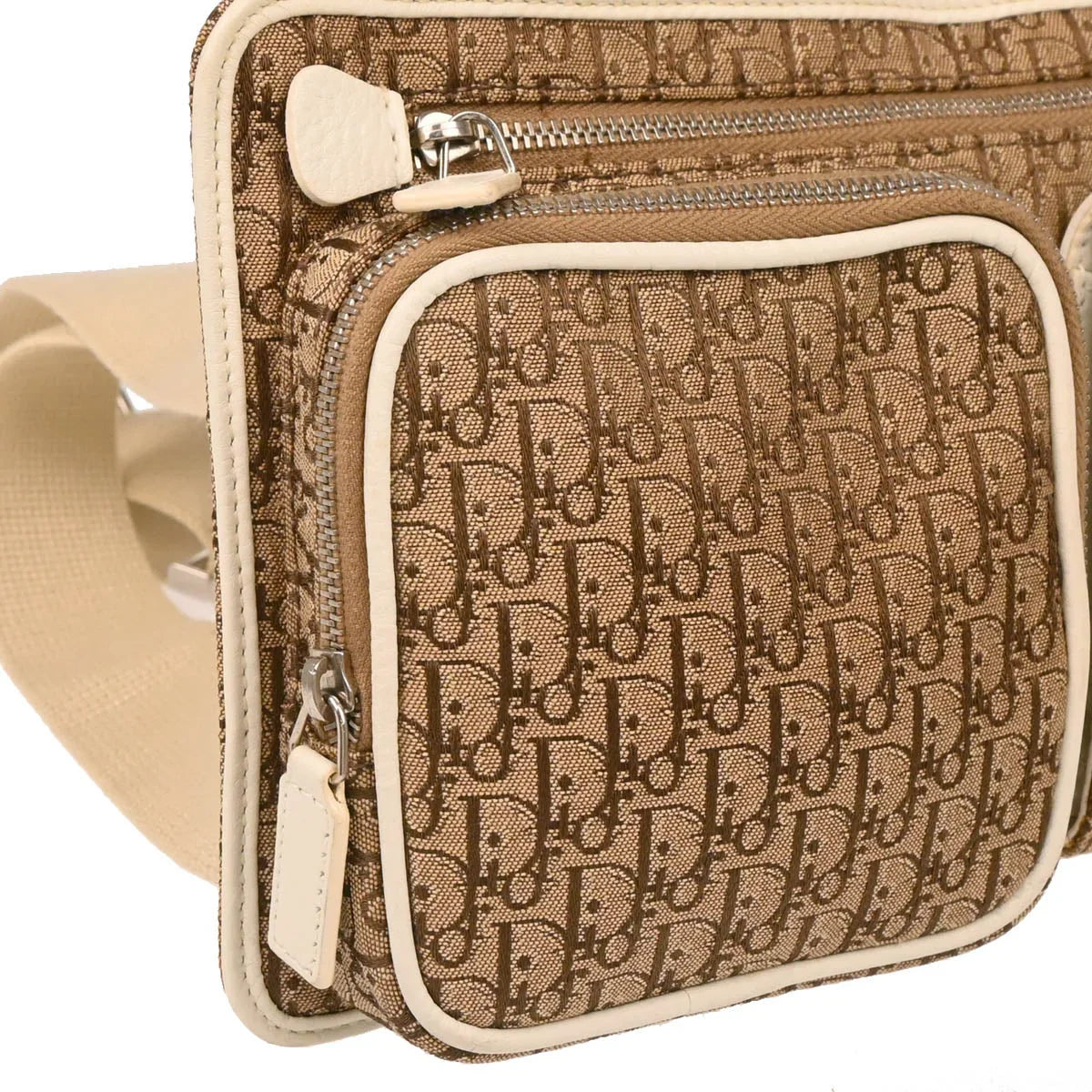 Christian Dior 2006 Brown Street Chic Trotter Belt Bum Bag