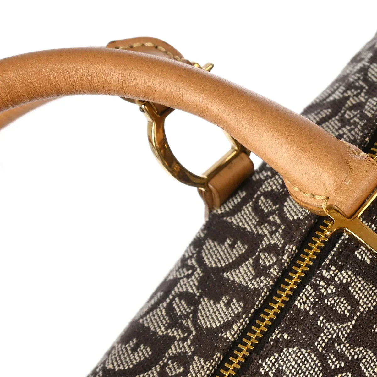 Christian Dior 2002 Brown Trotter Duffle Handbag