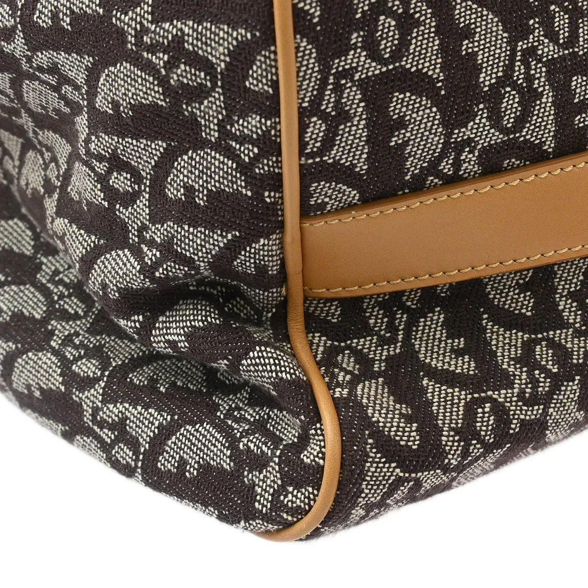 Christian Dior 2002 Brown Trotter Duffle Handbag
