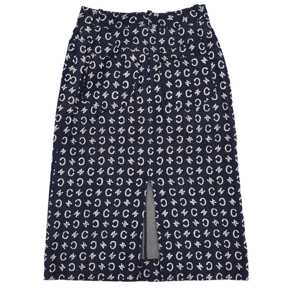 Celine Skirt Macadam Denim Blue #34