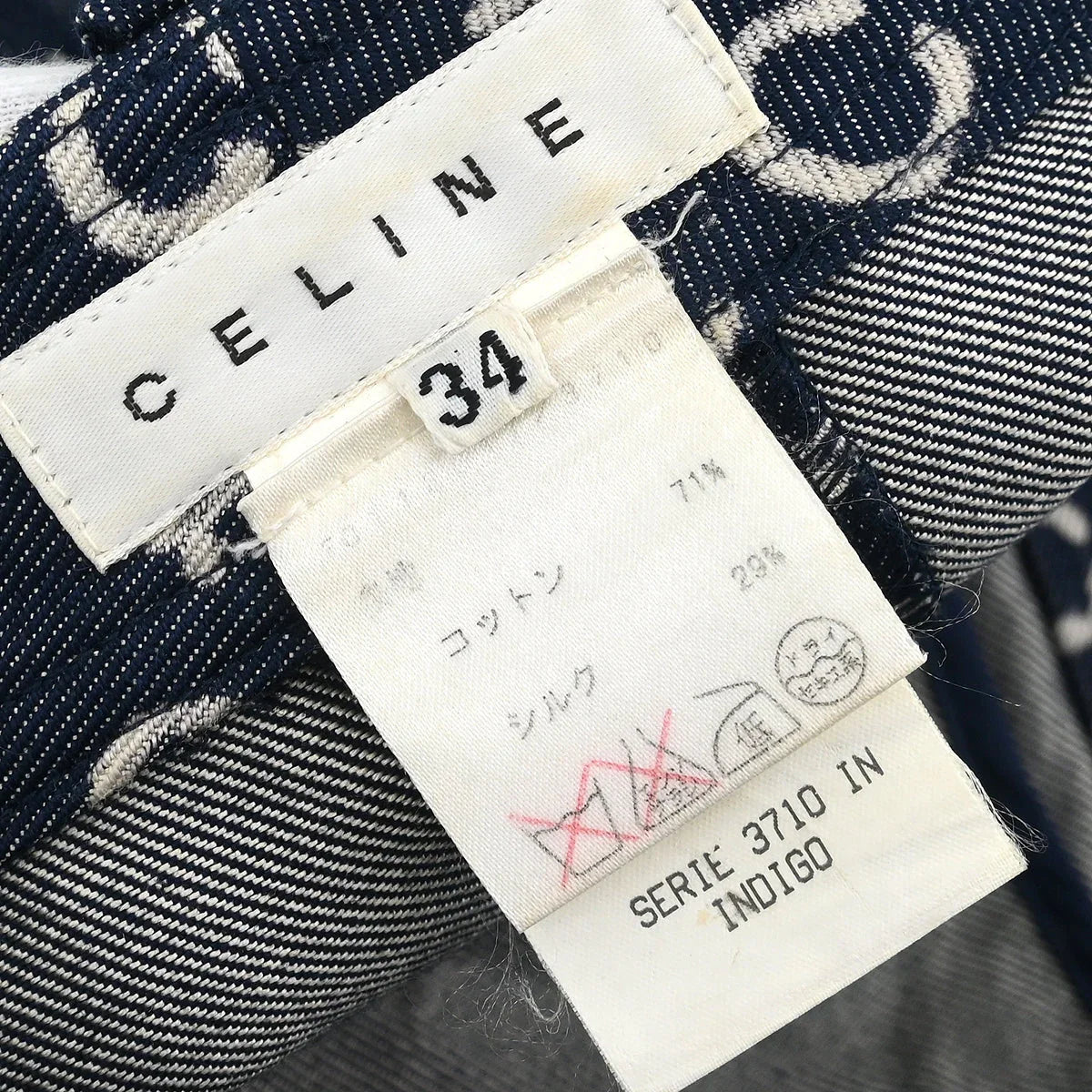 Celine Skirt Macadam Denim Blue #34