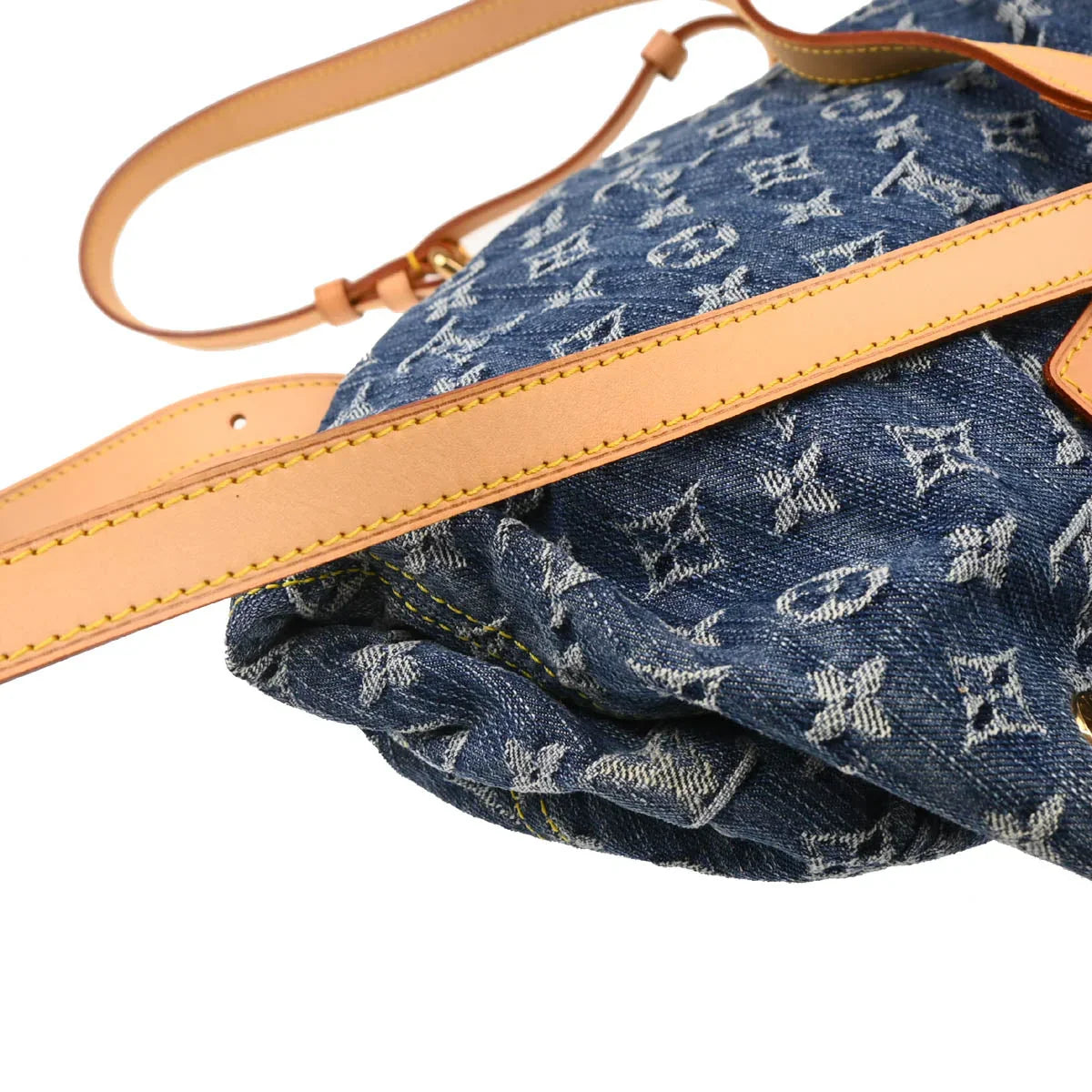 Louis Vuitton 2006 Blue Monogram Denim Sac a Dos GM Backpack M95056